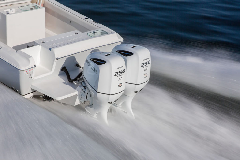 Twin Honda Outboards